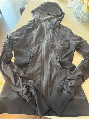 Women's Black Hooded Zip Bomber Jacket